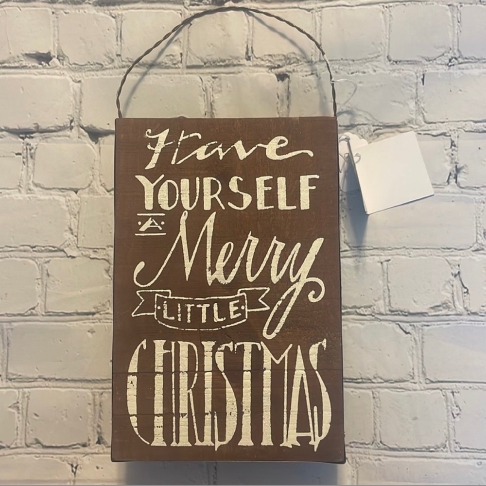 NEW Primitives by Kathy Christmas Wall Hanging